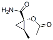123032-99-5,Cyclopropanecarboxamide, 1-(acetyloxy)-2-methyl-, cis- (9CI)