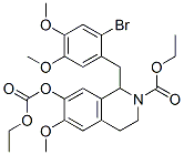 123190-18-1,2(1H)-Isoquinolinecarboxylic  acid,  1-[(2-bromo-4,5-dimethoxyphenyl)methyl]-7-[(ethoxycarbonyl)oxy]-3,4-dihydro-6-methoxy-,  ethyl  ester