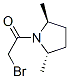 123265-82-7,Pyrrolidine, 1-(bromoacetyl)-2,5-dimethyl-, (2S-trans)- (9CI)