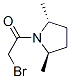 123265-83-8,Pyrrolidine, 1-(bromoacetyl)-2,5-dimethyl-, (2R-trans)- (9CI)