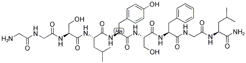 123338-12-5,H-GLY-GLY-SER-LEU-TYR-SER-PHE-GLY-LEU-NH2