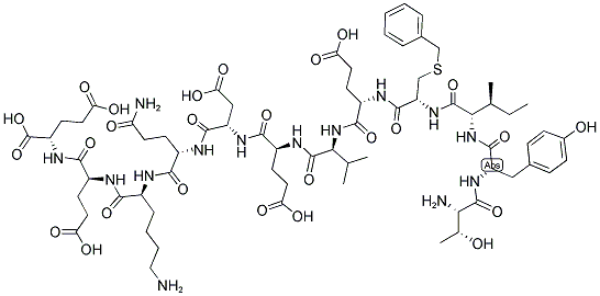 123380-68-7,H-THR-TYR-ILE-CYS(BZL)-GLU-VAL-GLU-ASP-GLN-LYS-GLU-GLU-OH
