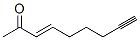 123405-87-8,3-Nonen-8-yn-2-one, (3E)- (9CI)