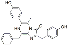 123437-36-5,Imidazo[1,2-a]pyrazin-3(7H)-one,  6-(4-hydroxyphenyl)-2-[(4-hydroxyphenyl)methyl]-5-methyl-8-(phenylmethyl)-