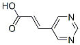 123530-65-4,2-Propenoic acid, 3-(5-pyrimidinyl)-, (2E)- (9CI)