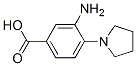 123986-58-3,Benzoic acid, 3-amino-4-(1-pyrrolidinyl)- (9CI)