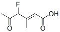 124412-83-5,2-Hexenoic  acid,  4-fluoro-3-methyl-5-oxo-