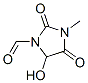 124443-47-6,1-Imidazolidinecarboxaldehyde, 5-hydroxy-3-methyl-2,4-dioxo- (9CI)
