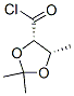 124600-39-1,1,3-Dioxolane-4-carbonyl chloride, 2,2,5-trimethyl-, (4S-cis)- (9CI)