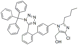 124751-00-4,2-Butyl-4-chloro-5-hydroxymethyl-1-[[2'-(1H-2-triphenylmethyl-tetrazol-5-yl)biphenyl-4-yl]methyl]imidazole