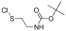 124831-44-3,Carbamic acid, [2-(chlorothio)ethyl]-, 1,1-dimethylethyl ester (9CI)
