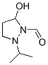 124838-25-1,1-Pyrazolidinecarboxaldehyde, 5-hydroxy-2-(1-methylethyl)- (9CI)