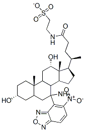 124882-57-1,(N-(7-(nitrobenz-2-oxa-1,3-diazol-4-yl))-7-amino-3alpha,12alpha-dihydroxycholan-24-oyl)-2-aminoethanesulfonate