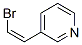 125142-07-6,Pyridine, 3-[(1Z)-2-bromoethenyl]- (9CI)