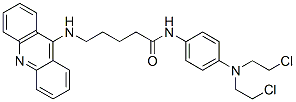125173-77-5,5-(acridin-9-ylamino)-N-[4-[bis(2-chloroethyl)amino]phenyl]pentanamide
