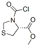 125278-26-4,4-Thiazolidinecarboxylic acid, 3-(chlorocarbonyl)-, methyl ester, (R)- (9CI)