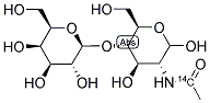 125455-55-2,N-(ACETYL-1-14C)-LACTOSAMINE