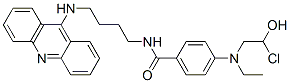 125500-20-1,N-[4-(acridin-9-ylamino)butyl]-4-(2-chloroethyl-(2-hydroxyethyl)amino) benzamide