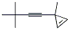 125510-63-6,Cyclopropene, 3-(3,3-dimethyl-1-butynyl)-3-methyl- (9CI)