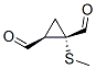 125559-60-6,1,2-Cyclopropanedicarboxaldehyde, 1-(methylthio)-, (1S-cis)- (9CI)