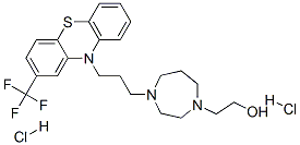 1256-01-5,hexahydro-4-[3-[2-(trifluoromethyl)-10H-phenothiazin-10-yl]propyl]-1H-1,4-diazepine-1-ethanol dihydrochloride