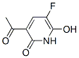 125758-37-4,2(1H)-Pyridinone, 3-acetyl-5-fluoro-6-hydroxy- (9CI)