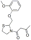 126127-93-3,1-[2-[(2-methoxyphenoxy)methyl]thiazolidin-3-yl]butane-1,3-dione