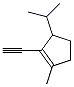 126133-05-9,Cyclopentene, 2-ethynyl-1-methyl-3-(1-methylethyl)- (9CI)