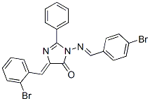 126293-44-5,(5Z)-5-[(2-bromophenyl)methylidene]-3-[(4-bromophenyl)methylideneamino ]-2-phenyl-imidazol-4-one