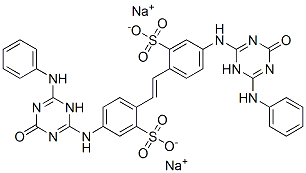 1264-32-0,disodium 4,4'-bis[[6-anilino-1,4-dihydro-4-oxo-1,3,5-triazin-2-yl]amino]stilbene-2,2'-disulphonate