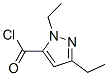 126674-97-3,1H-Pyrazole-5-carbonyl chloride, 1,3-diethyl- (9CI)