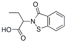 126684-64-8,1,2-Benzisothiazole-2(3H)-acetic  acid,  -alpha--ethyl-3-oxo-