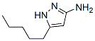 126748-59-2,1H-Pyrazol-3-amine,  5-pentyl-