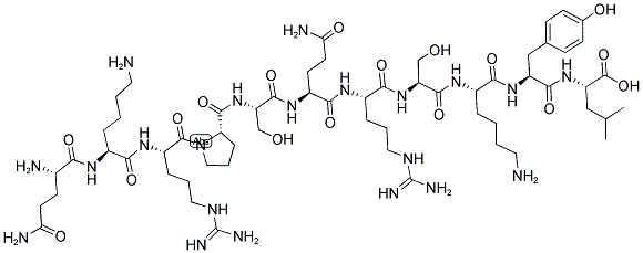 126768-94-3,H-GLN-LYS-ARG-PRO-SER-GLN-ARG-SER-LYS-TYR-LEU-OH