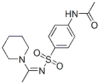 126826-70-8,N-[4-[1-(1-piperidyl)ethylideneamino]sulfonylphenyl]acetamide