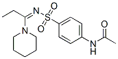 126826-71-9,N-[4-[1-(1-piperidyl)propylideneamino]sulfonylphenyl]acetamide