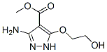 126865-27-8,1H-Pyrazole-4-carboxylicacid,3-amino-5-(2-hydroxyethoxy)-,methylester(9CI)