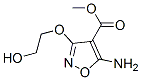 126865-31-4,4-Isoxazolecarboxylicacid,5-amino-3-(2-hydroxyethoxy)-,methylester(9CI)