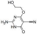 126865-37-0,2-AMINO-4-(2-HYDROXYETHOXY)-6-OXO-1,6-DIHYDRO-5-PYRIMIDINECARBONITRILE