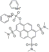 127044-61-5,3,6,8-TRIS(DIMETHYLAMINOSULFONYL)-1-PYRENYL PHOSPHATE PYRIDINE SALT