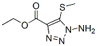 127045-27-6,1H-1,2,3-Triazole-4-carboxylicacid,1-amino-5-(methylthio)-,ethylester(9CI)