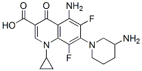127294-71-7,5-amino-7-(3-amino-1-piperidyl)-1-cyclopropyl-6,8-difluoro-4-oxo-quino line-3-carboxylic acid