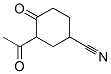 127682-20-6,Cyclohexanecarbonitrile, 3-acetyl-4-oxo- (9CI)