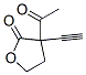 127783-39-5,2(3H)-Furanone, 3-acetyl-3-ethynyldihydro- (9CI)