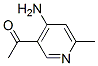 127915-47-3,Ethanone,1-(4-amino-6-methyl-3-pyridinyl)-