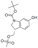 128049-51-4,tert-butyl (3S)-6-hydroxy-3-(methylsulfonyloxymethyl)-2,3-dihydroindol e-1-carboxylate