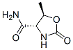 128062-14-6,4-Oxazolidinecarboxamide,5-methyl-2-oxo-,(4S-trans)-(9CI)