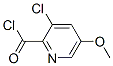 128073-10-9,2-Pyridinecarbonyl chloride, 3-chloro-5-methoxy- (9CI)