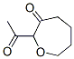 128372-38-3,3-Oxepanone, 2-acetyl- (9CI)
