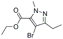 128537-28-0,4-BROMO-3-ETHYL-1-METHYL-1H-PYRAZOLE-5-CARBOXYLIC ACID ETHYL ESTER